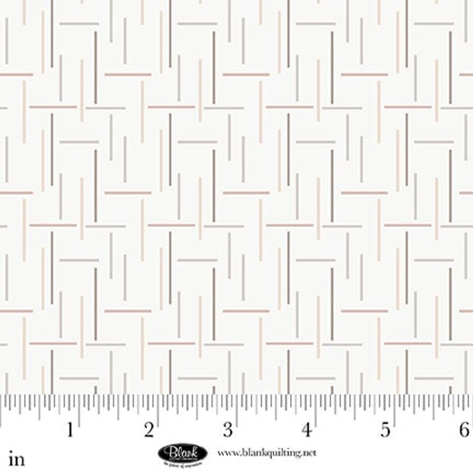 White Lines Sugar Dreams Cotton 44"/45" Fabric Per Yard