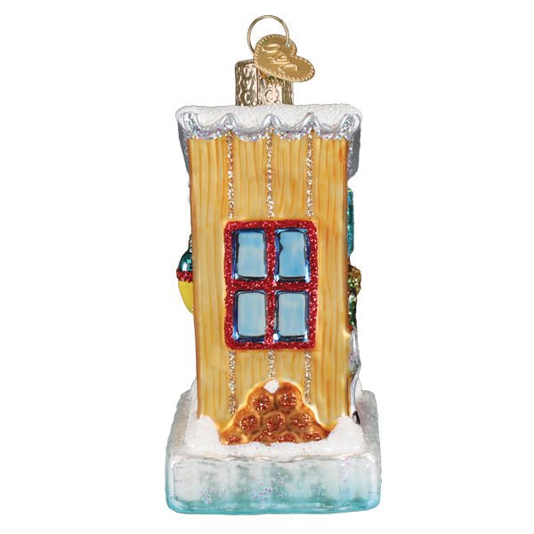 Ice Fishing Shanty Ornament - Spandex PalaceOld World Christmas