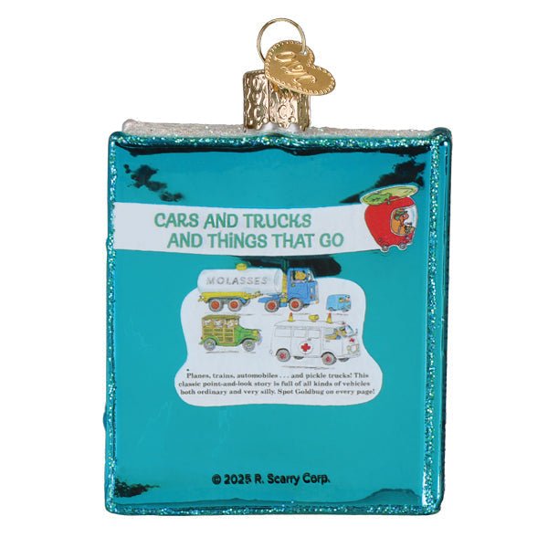 Cars & Trucks & Things That Go Book Ornament - Spandex PalaceOld World Christmas