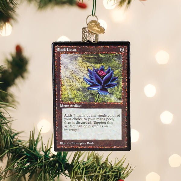 Magic: The Gathering Black Lotus Card Ornament - Spandex PalaceOld World Christmas