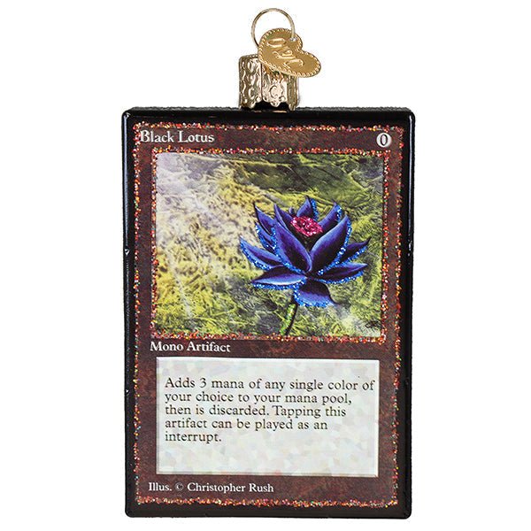 Magic: The Gathering Black Lotus Card Ornament - Spandex PalaceOld World Christmas