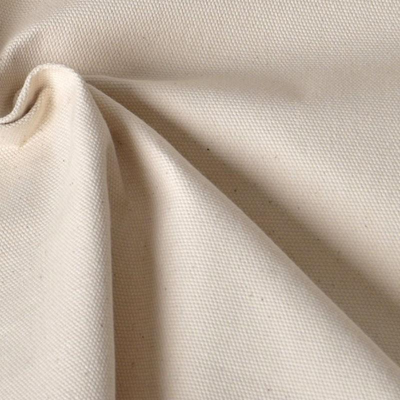 Natural Cotton Duck Canvas Fabric - 7 oz