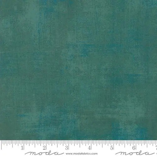 493 Green Deep Jade Moda Grunge - Fat Quarter