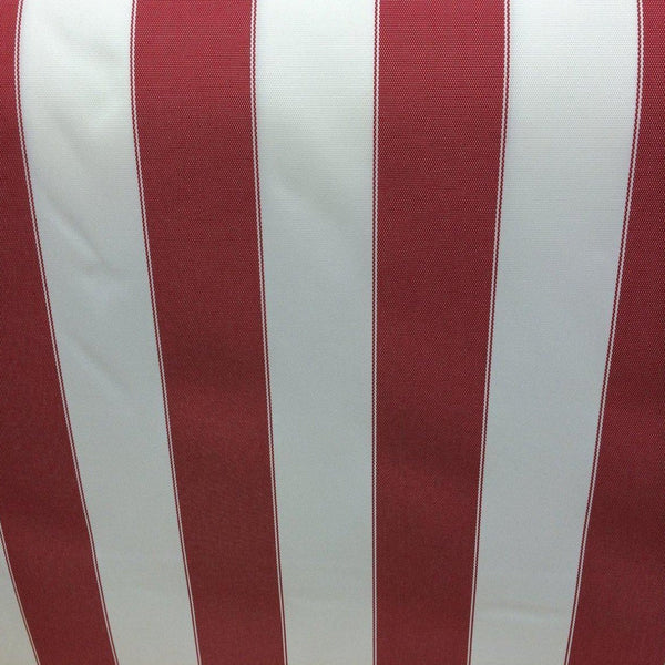 Red White Striped Outdoor Canvas Fabric