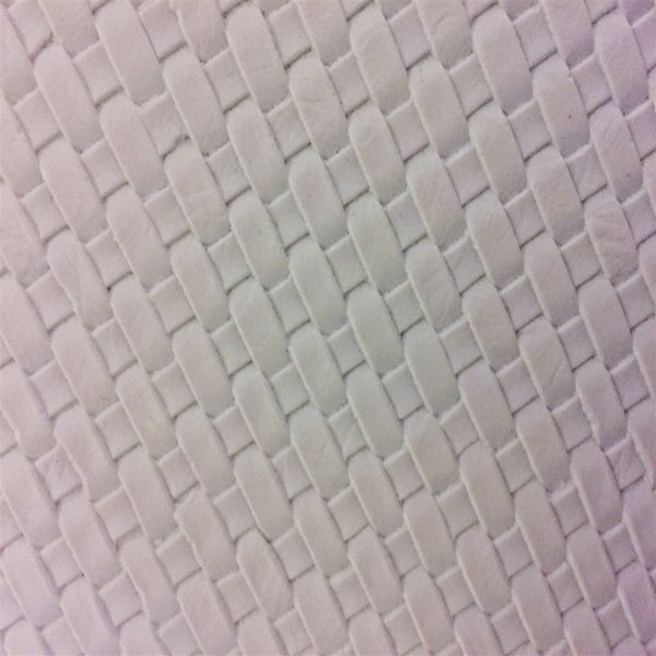 White Basket Weave Vinyl