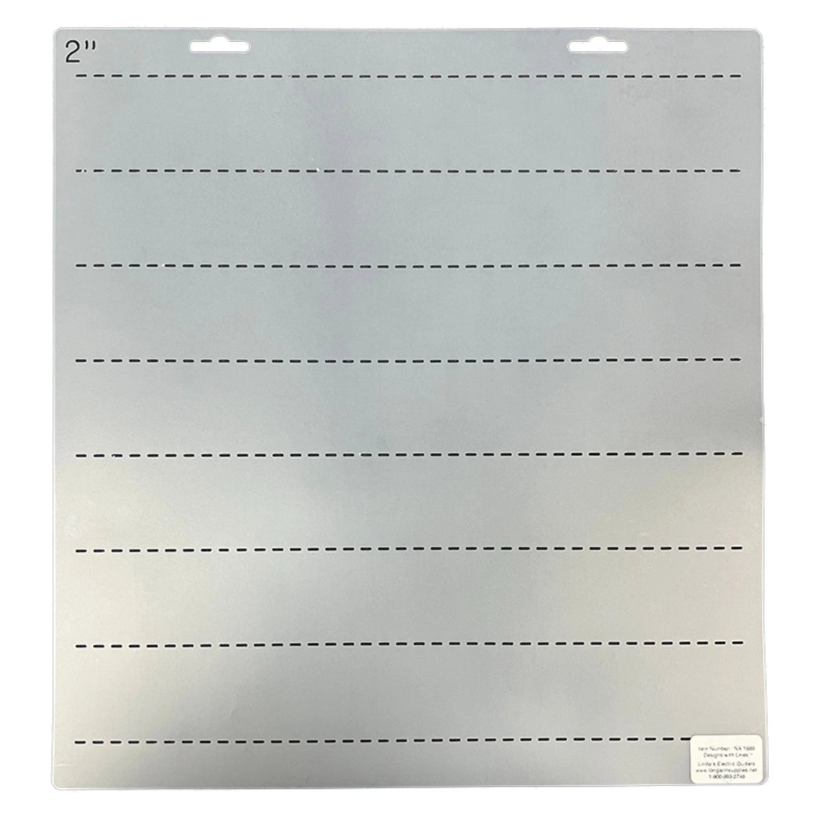 1889 2" Straight Lines 14" Stencil