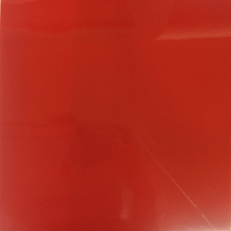 Red Faux Patent Leather Vinyl Fabric