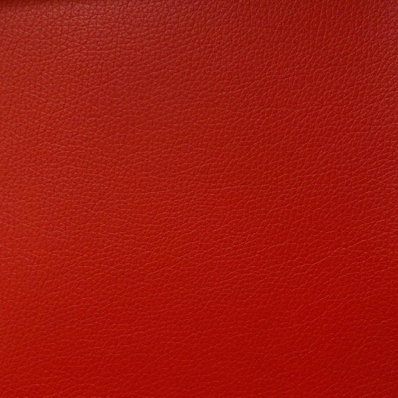 Red Faux Leather Pigskin Fabric