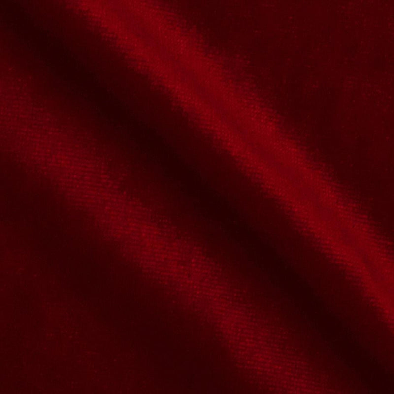 Red Velvet Flocking Fabric