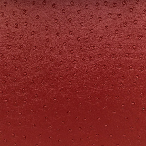 Burgundy Faux Ostrich Vinyl Fabric