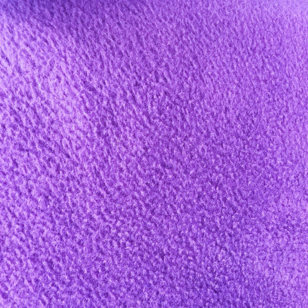 Purple Solid Anti Pill Polar Fleece Fabric