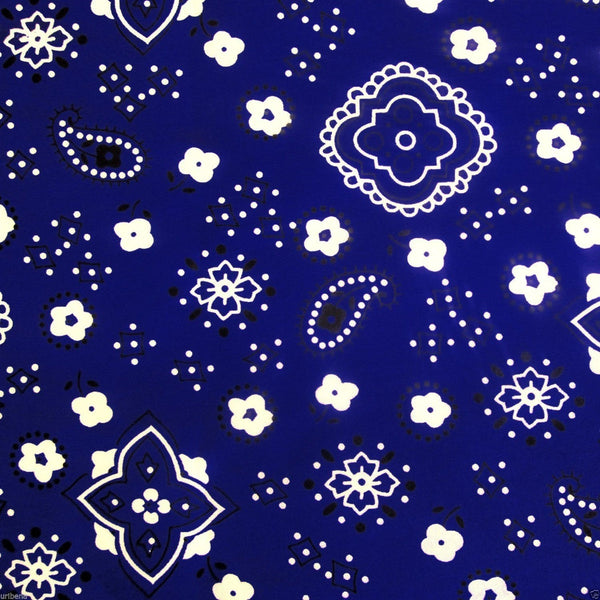 Bandana Print Poly Cotton Fabric