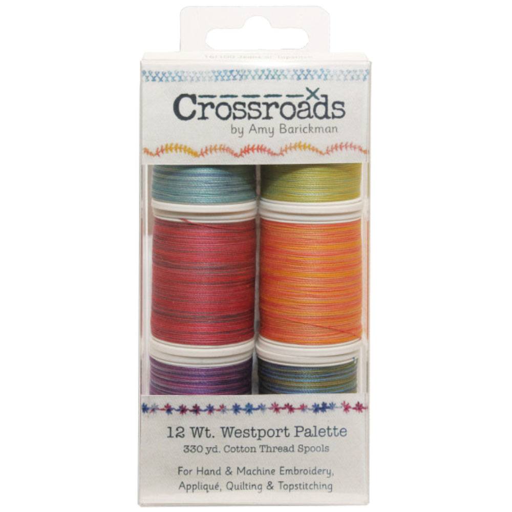 Sulky, Designer Crossroads Denim 6 Spool Thread Kit (330yds)
