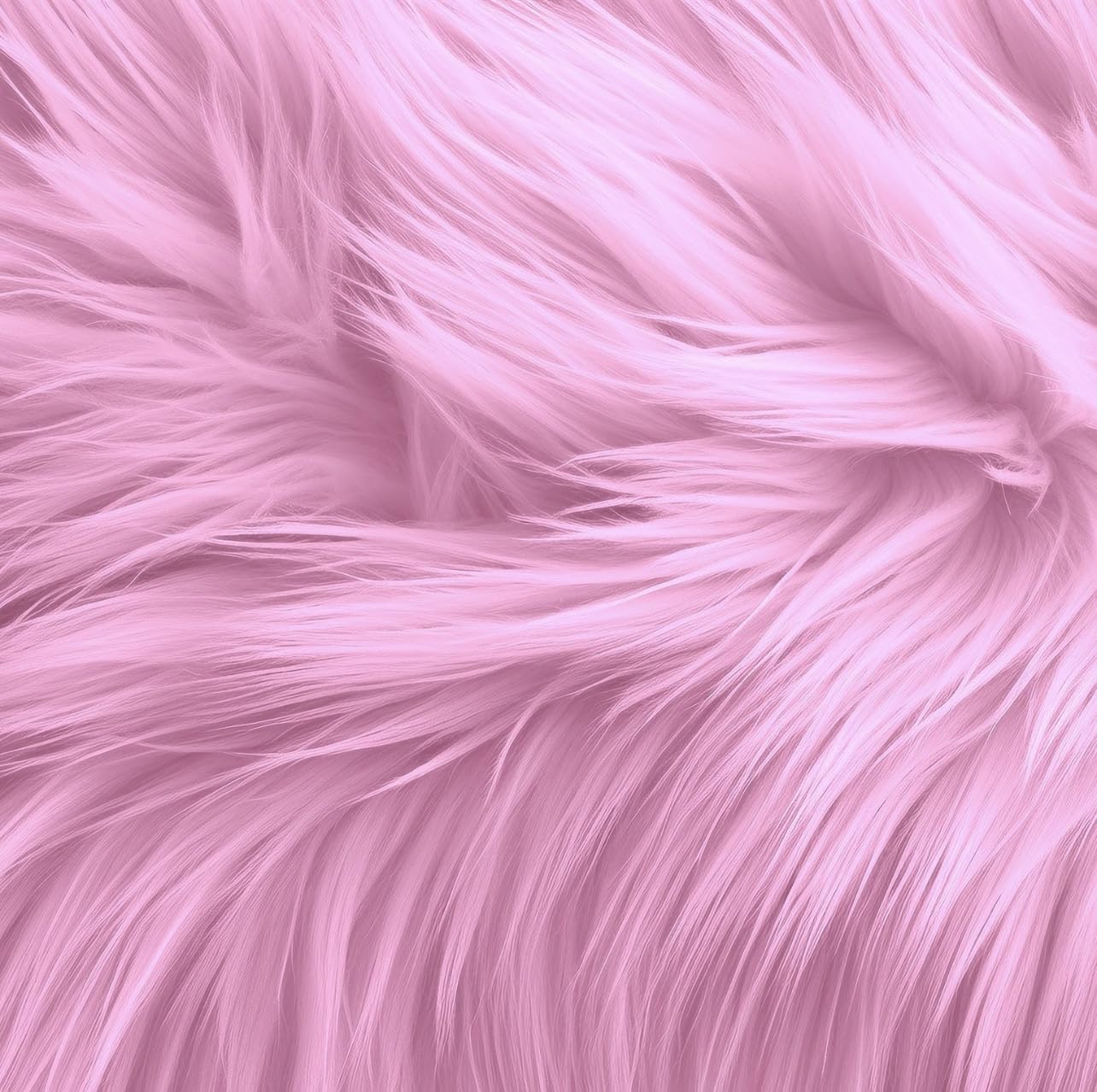 Faux Fur Fabric (2–4 Yards) Bulk – Shaggy Plush Long Pile, 60" Wide
