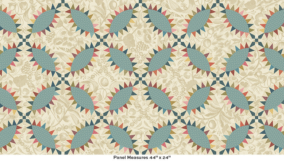 Multi Quilts Square Dance Panel 108" Cotton Wideback Fabric Per Yard