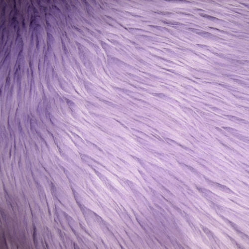 Lavender Luxury Long Pile Shaggy Faux Fur Fabric