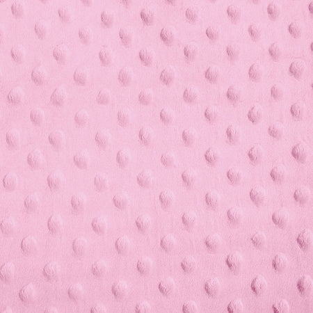 Light Pink Minky Dimple Dot Fabric