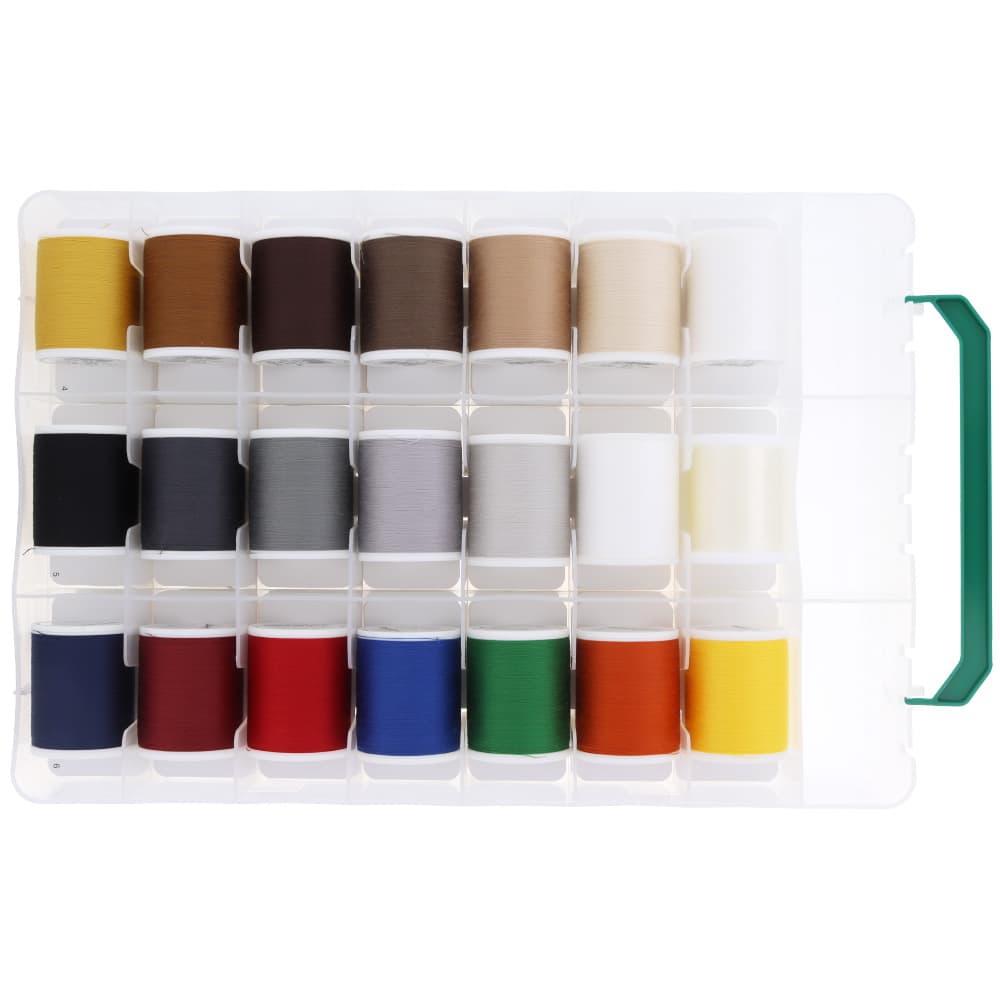 Thread Aerofil Quilt Box 63 Spools with Thread Rack
