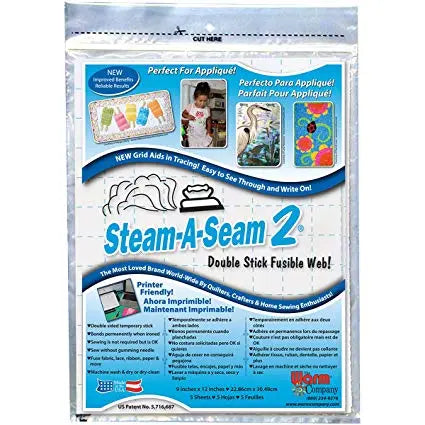 Steam-A-Seam 2 Fusible Sheets