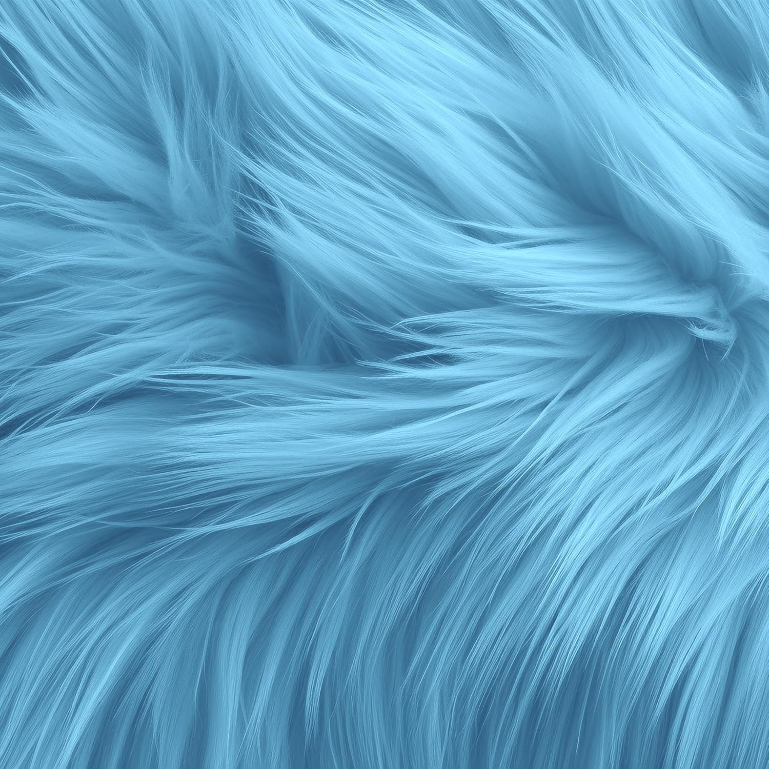 Faux Fur Fabric (2–4 Yards) Bulk – Shaggy Plush Long Pile, 60" Wide