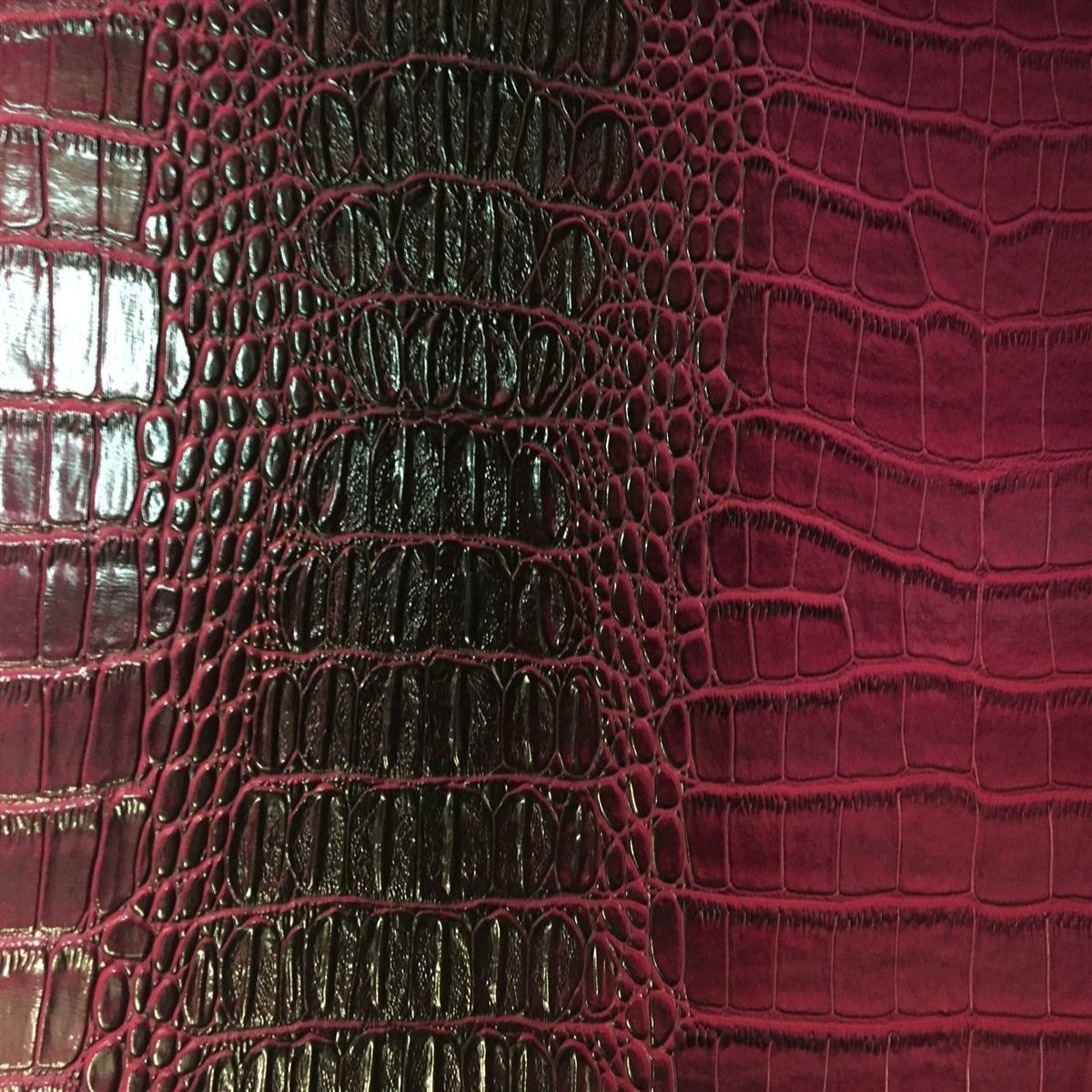 Metallic Faux Gator Vinyl Fabric