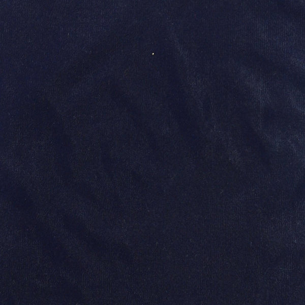 Navy Blue Triple Velvet Clothing Drapery Fabric