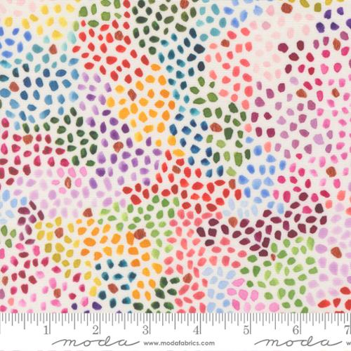 Tiny Treasure Blenders Soulstice Cloud Watercolor Mosaic 44"/45" Fabric Per Yard