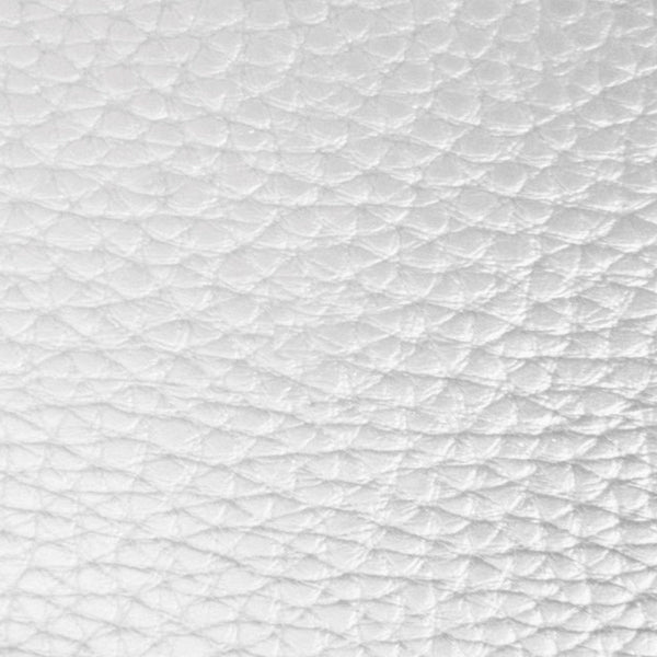 White Textured PVC Leather Vinyl Fabric