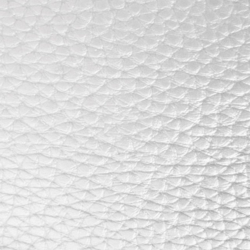 White Textured PVC Leather Vinyl Fabric