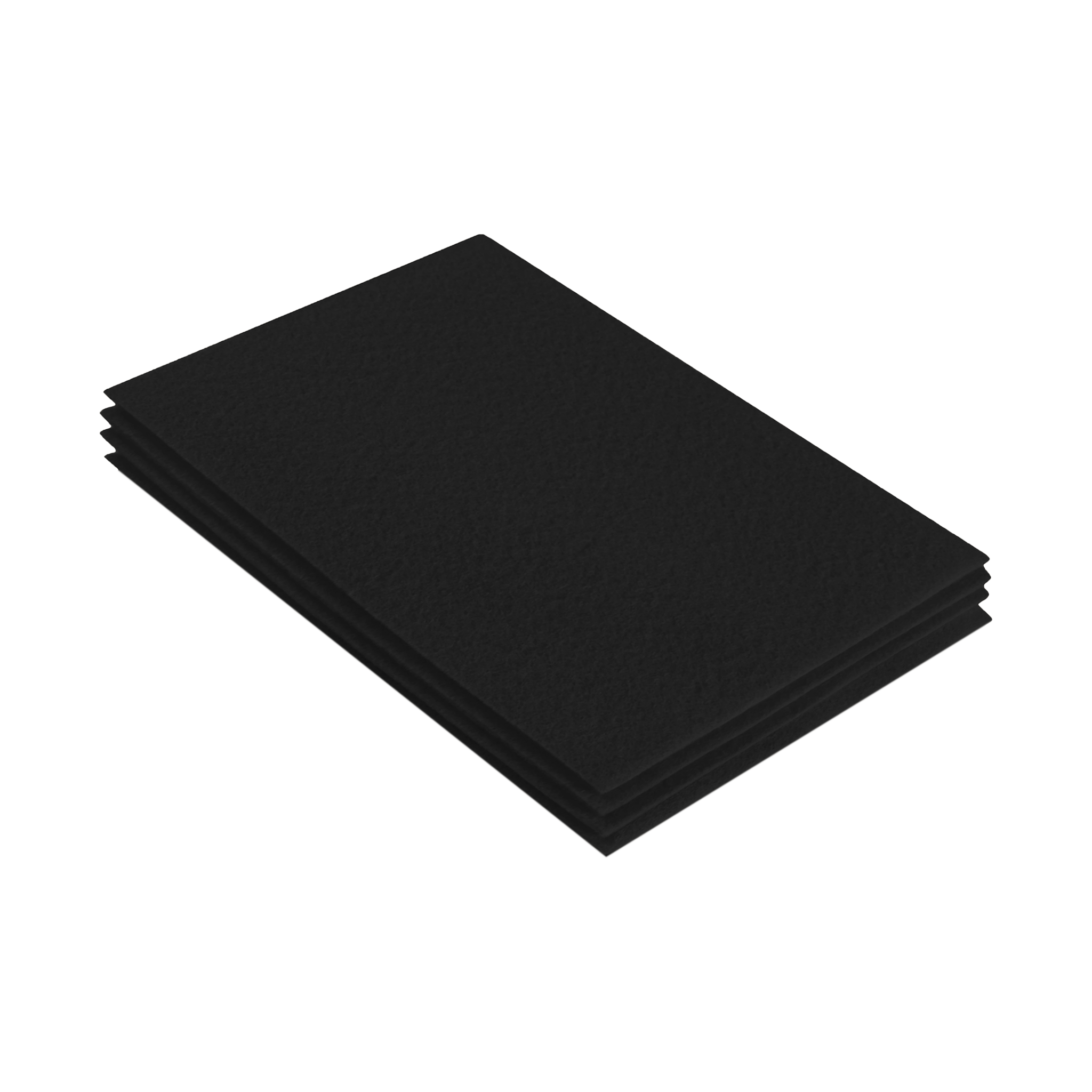 FabricLA Acrylic Felt 9"X12" Sheet Packs | Black