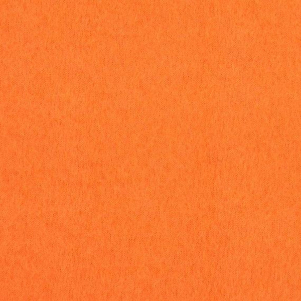 Neon Orange Solid Anti Pill Polar Fleece Fabric