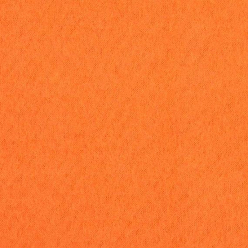 Neon Orange Solid Anti Pill Polar Fleece Fabric