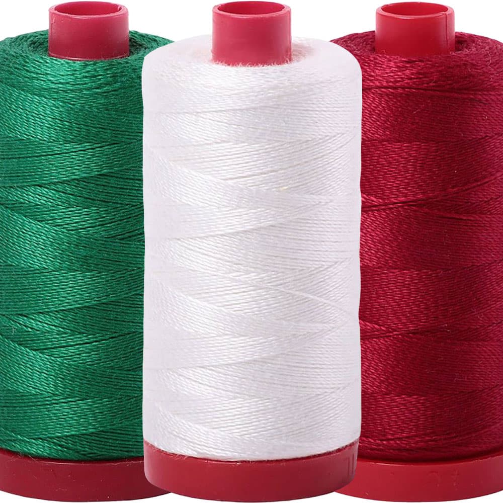 Aurifil 12wt Mako Cotton Thread (356yds)