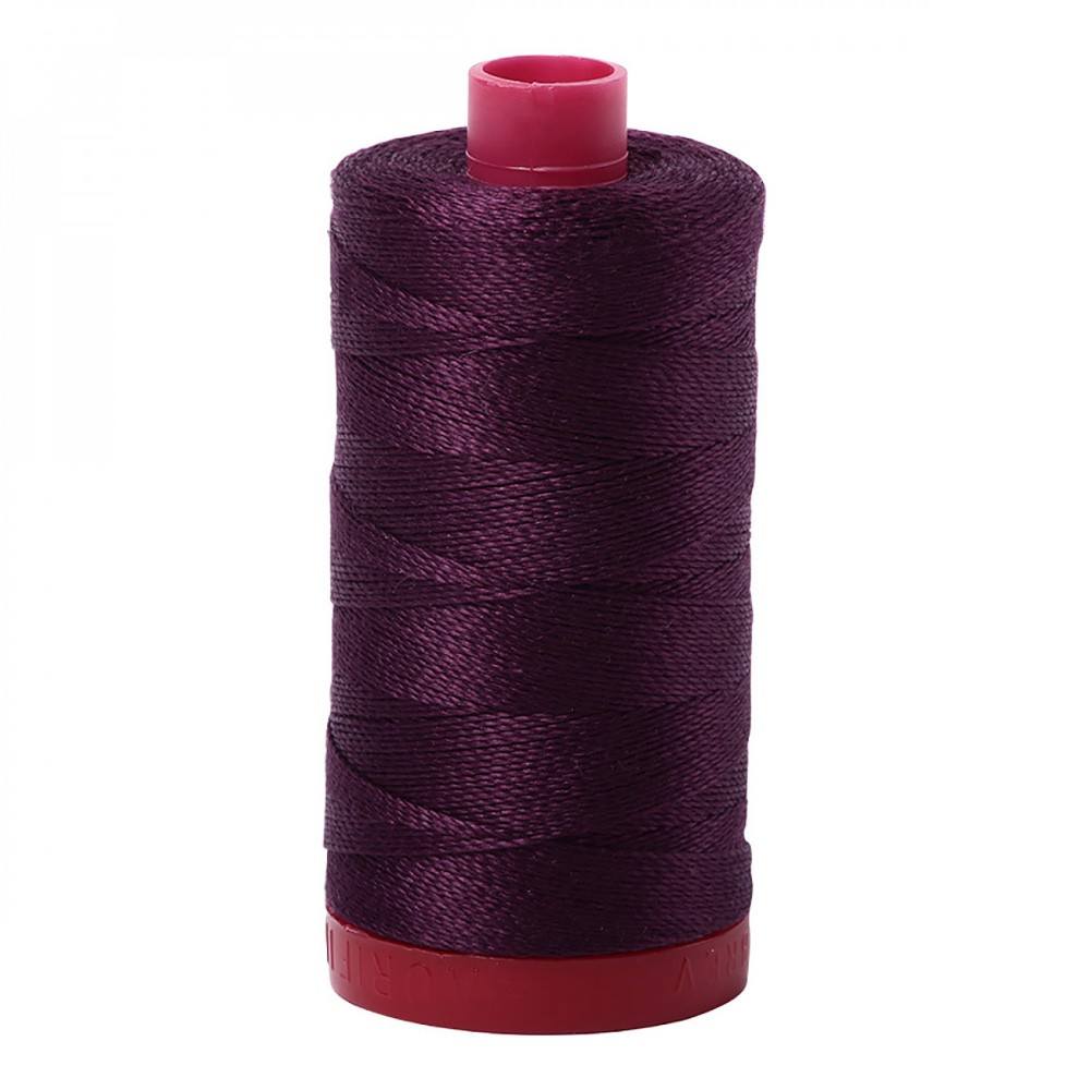 Aurifil 12wt Mako Cotton Thread (356yds)