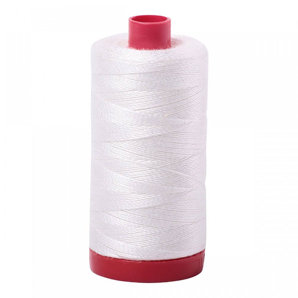 Aurifil 12wt Mako Cotton Thread (356yds)
