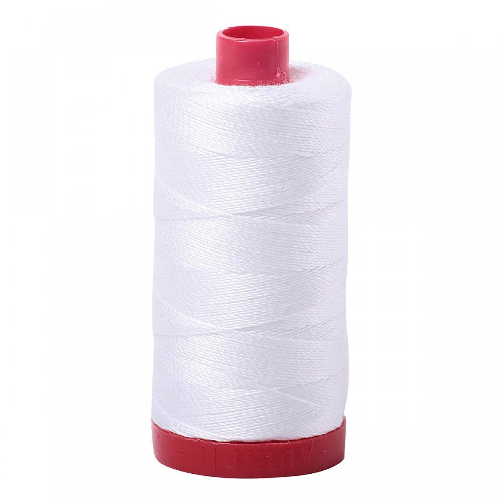 Aurifil 12wt Mako Cotton Thread (356yds)