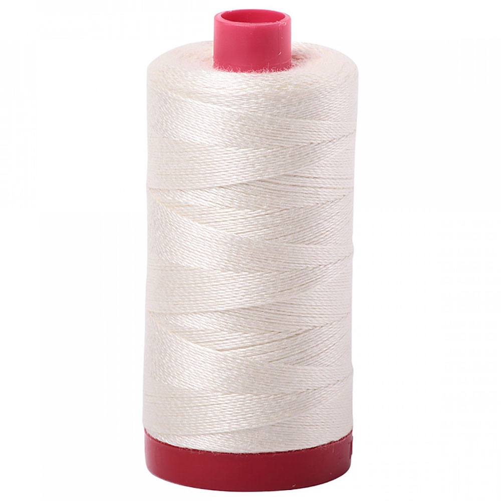 Aurifil 12wt Mako Cotton Thread (356yds)