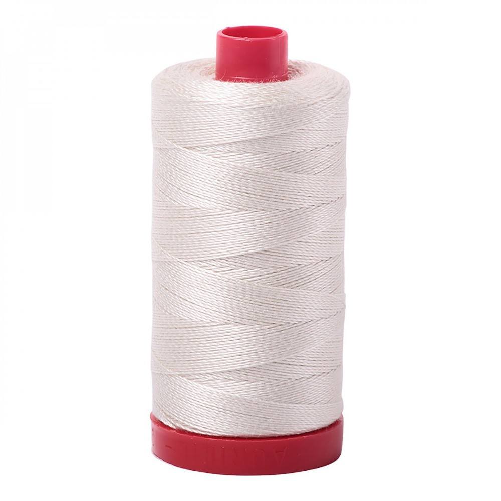 Aurifil 12wt Mako Cotton Thread (356yds)
