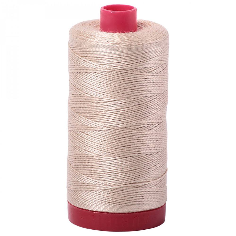 Aurifil 12wt Mako Cotton Thread (356yds)