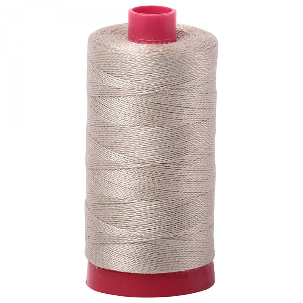 Aurifil 12wt Mako Cotton Thread (356yds)