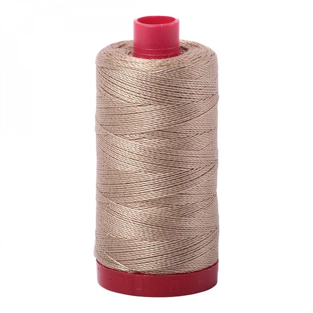 Aurifil 12wt Mako Cotton Thread (356yds)