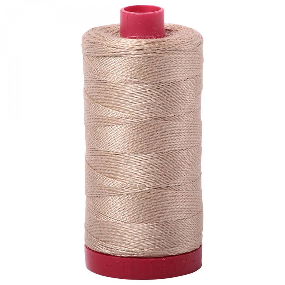 Aurifil 12wt Mako Cotton Thread (356yds)