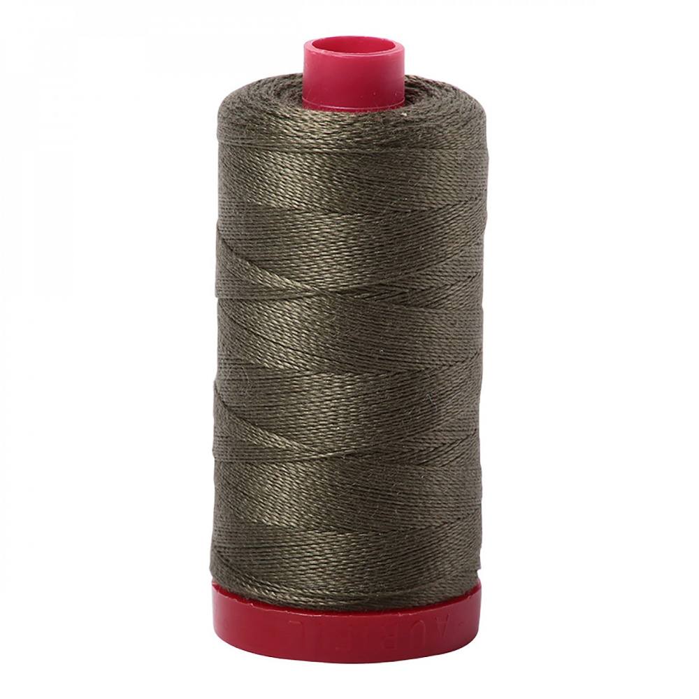 Aurifil 12wt Mako Cotton Thread (356yds)