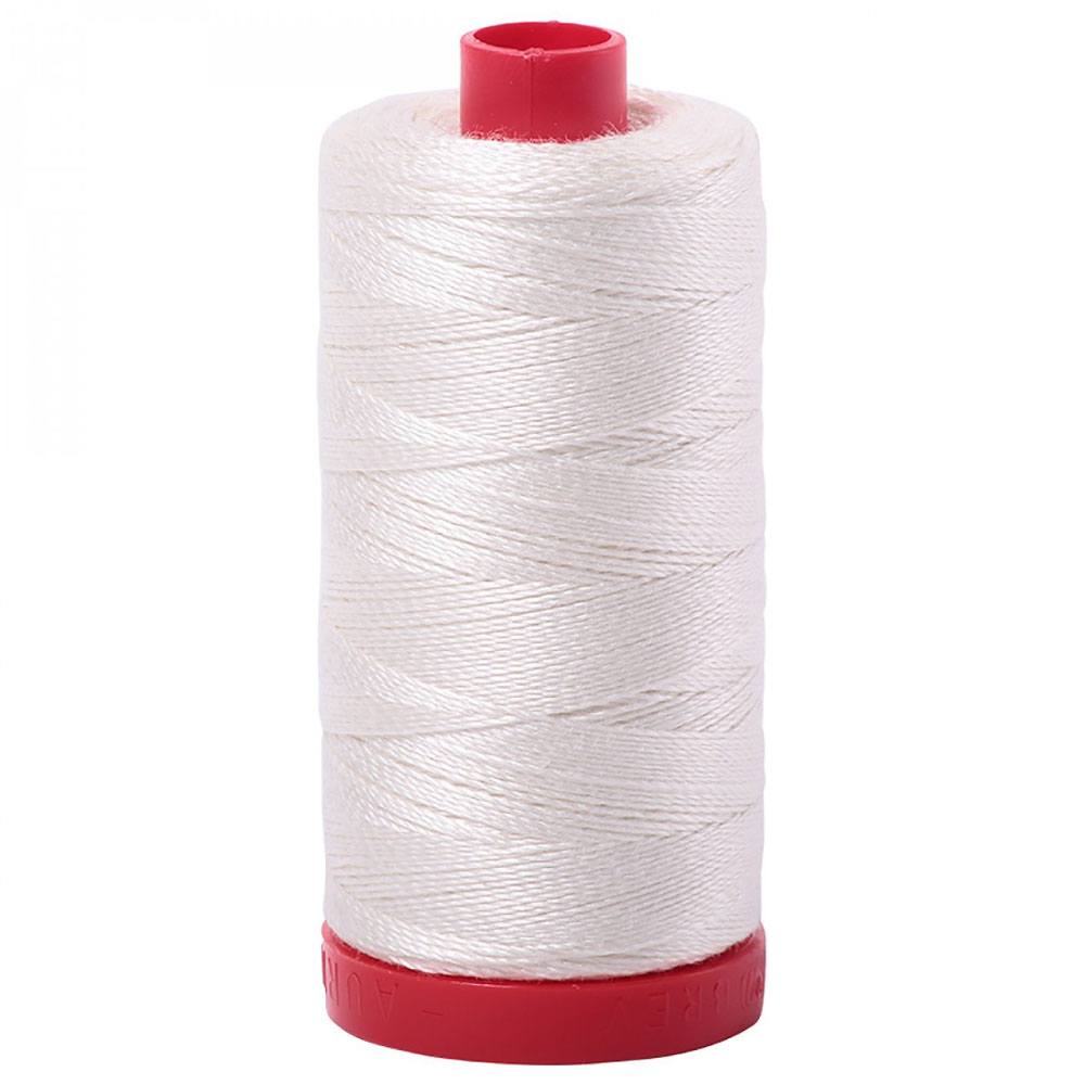 Aurifil 12wt Mako Cotton Thread (356yds)