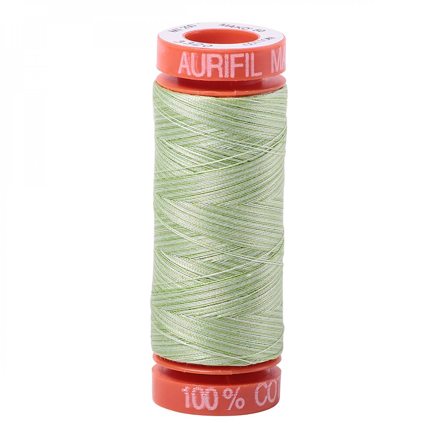 Aurifil 50wt Mako Cotton Variegated Thread (220yds)