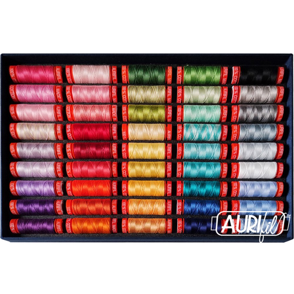 Aurifil Best Selection 50wt Cotton Thread Collection