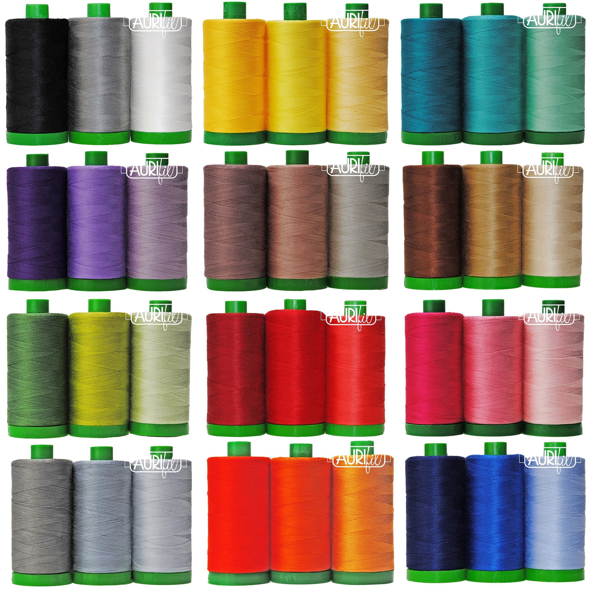 Aurifil, Color Builder 40wt 3pc Set