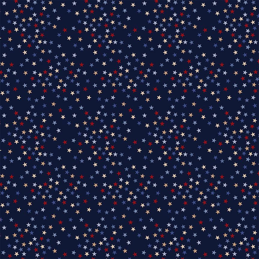 Admiral Stars Path to Freedom Cotton 44"/45" Fabric Per Yard