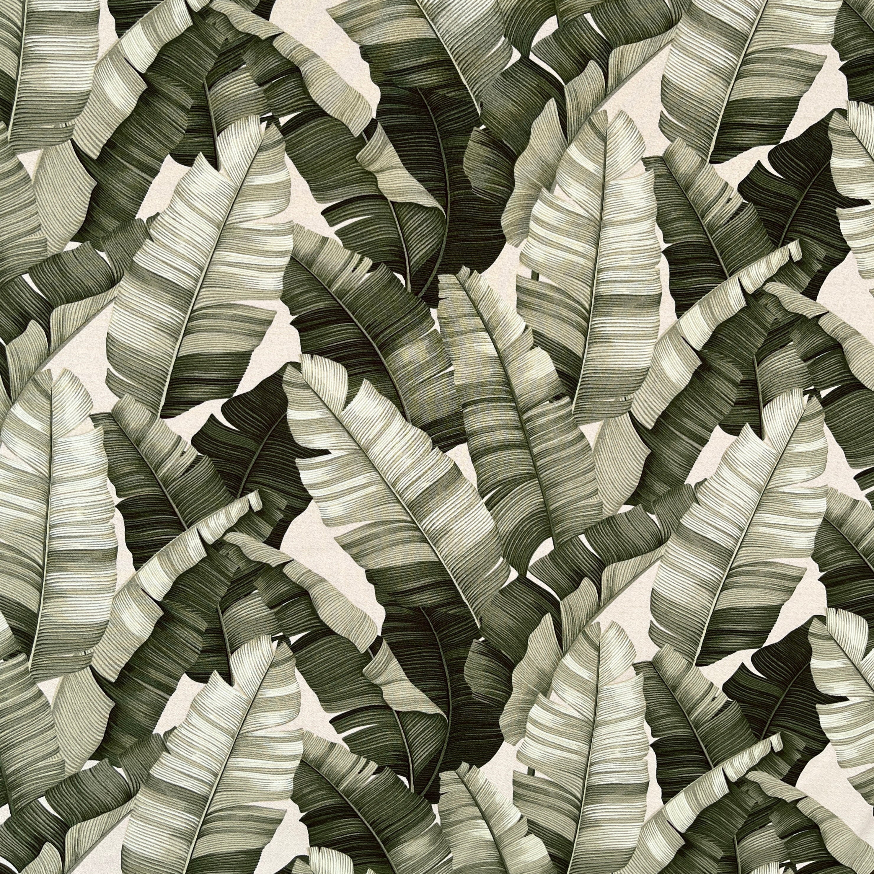 All Over Banana Leaf Cotton Upholstery Fabric | Islands Fabric