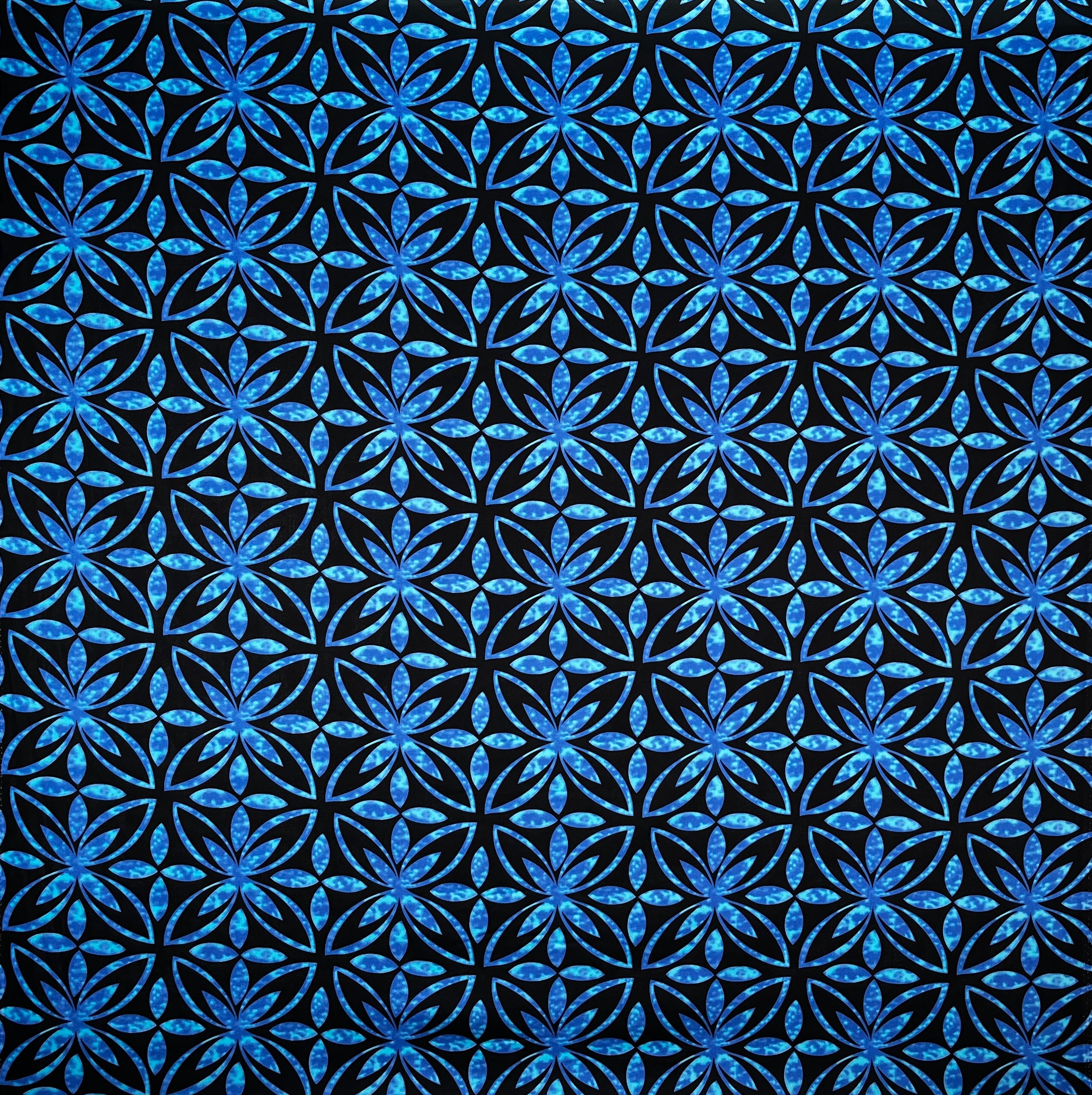 Alluring Watercolor Blossoms Rayon Poplin Fabric | Islands Fabric